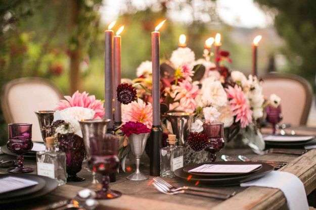 Elegant autumn table