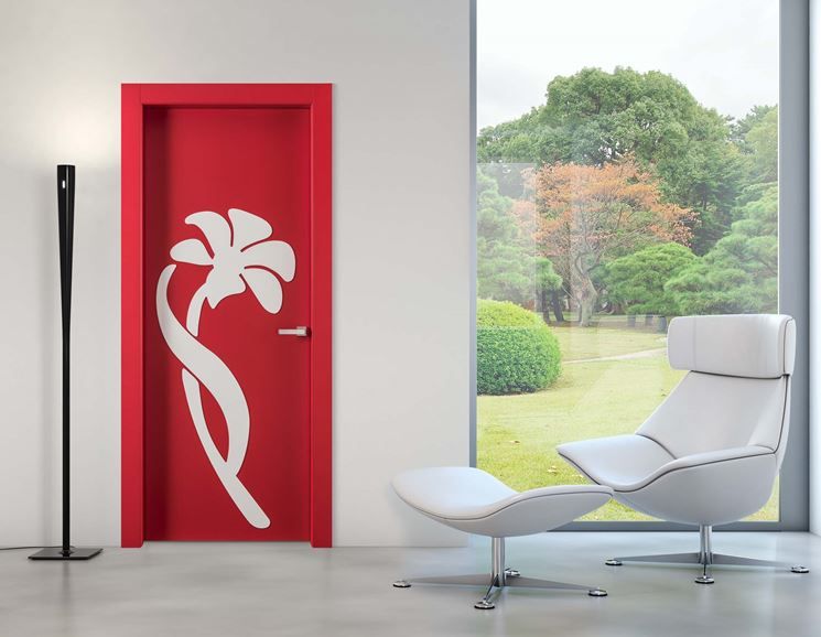 Modern decorated doors