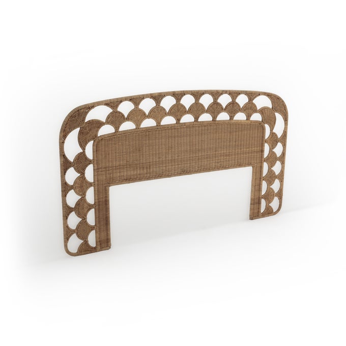 Palma braided rattan headboard