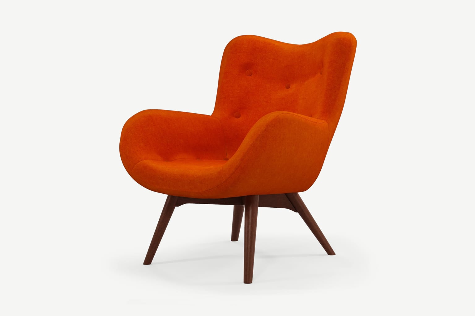 Velvet armchair