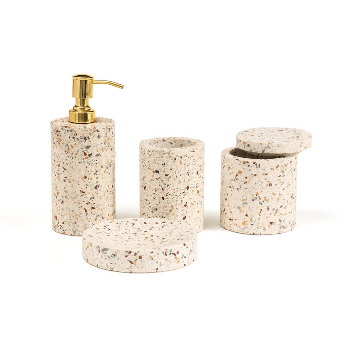 Terrazzo bathroom set