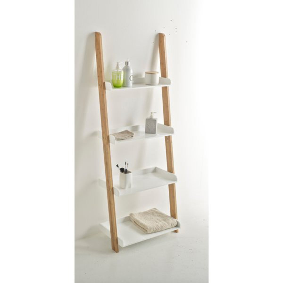 Shelving with ladder