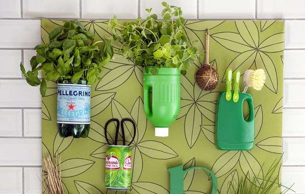 Organize with creative recycling