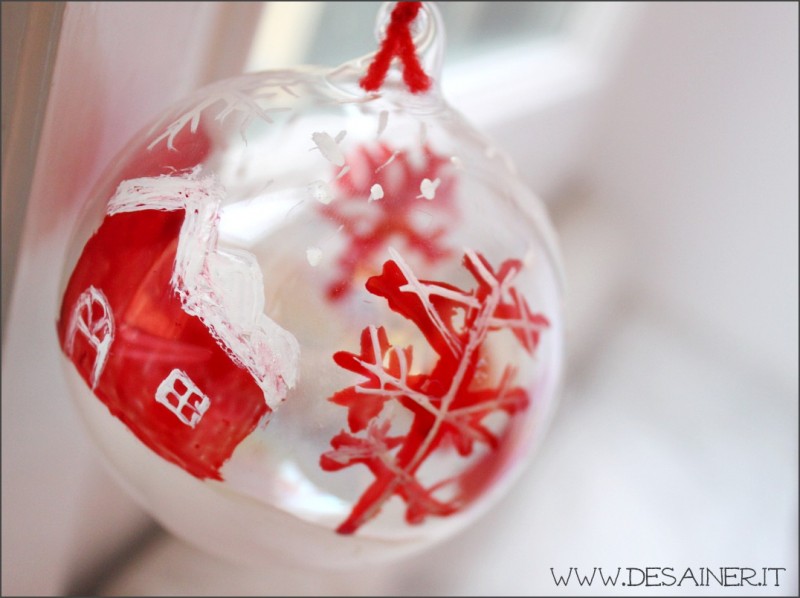 hand-decorated Christmas balls