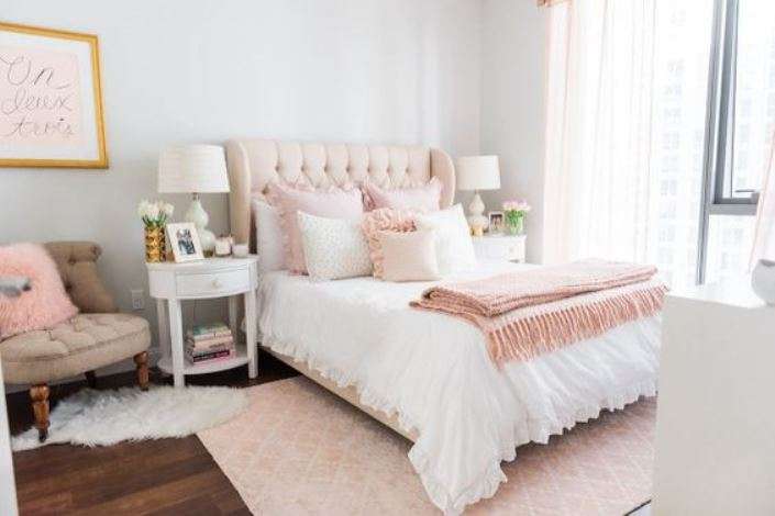 Pink bedroom