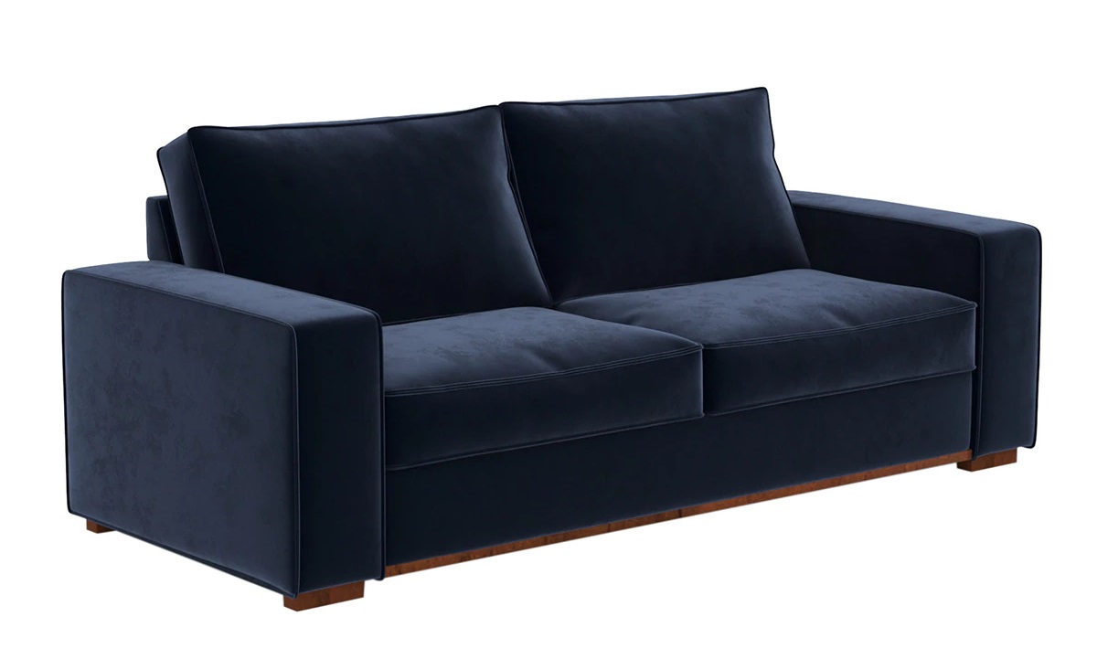 Velvet sofa