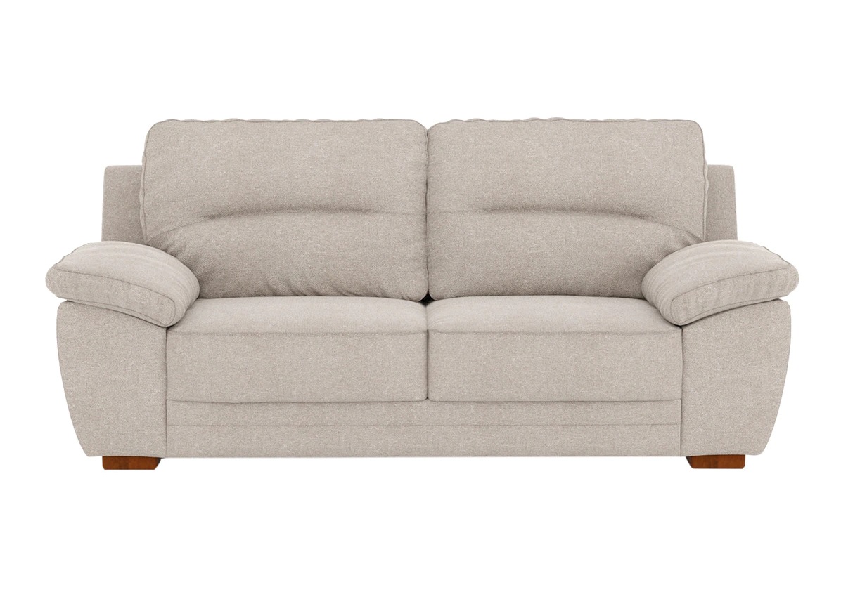 Upholstered three-seater sofa