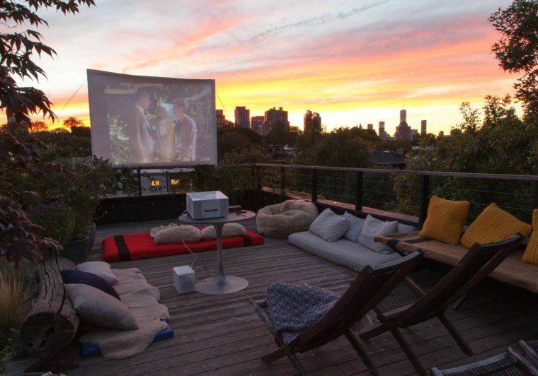 Cinema on the terrace