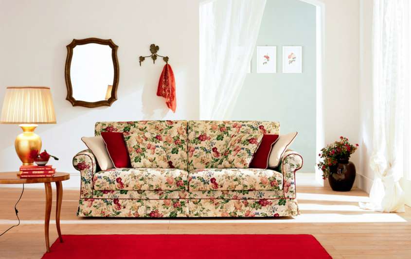 floral sofas