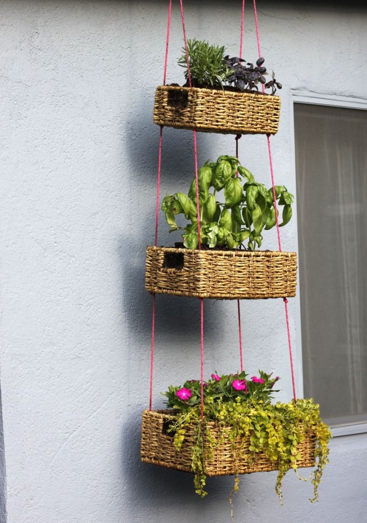 DIY hanging planter