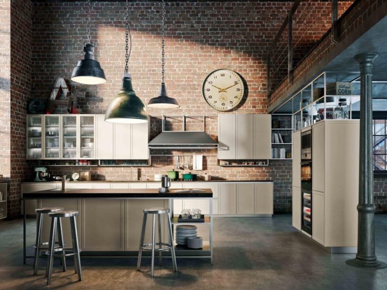 Industrial chic style: furnishing the kitchen - Interior Magazine ...