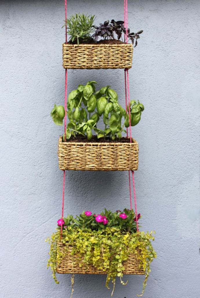 DIY hanging planter