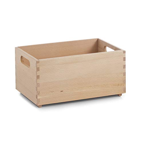 Zeller 13306 Multipurpose Box, Wood, Brown, 30x20x15 cm