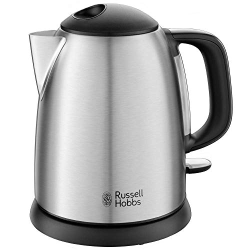 Russell Hobbs Adventure Electric Kettle - 2400 W, 1 liter, Stainless Steel, Removable Filter, Silver - 24991-70