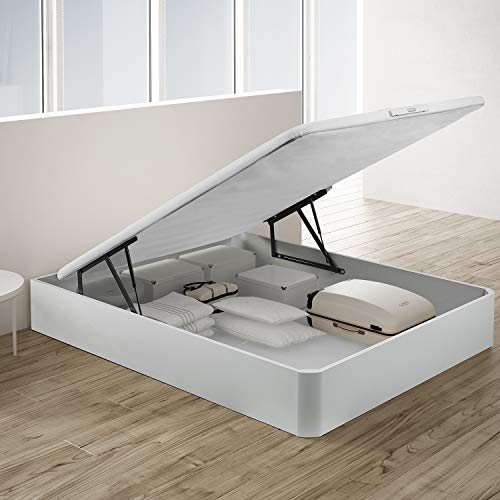 PIKOLIN, folding storage canapé Color White 135x190, Premium Delivery Service Included