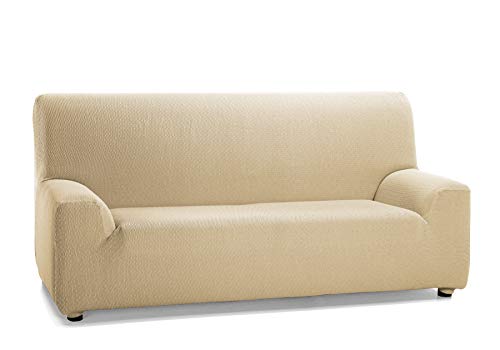 Martina Home Tunez Elastic Sofa Cover, Fabric, Beige, 3 Seats (180-240 cm)