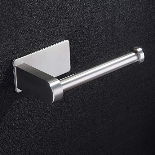 ZUNTO Self-adhesive Toilet Roll Holder Stainless Steel Toilet Paper Roll Holder