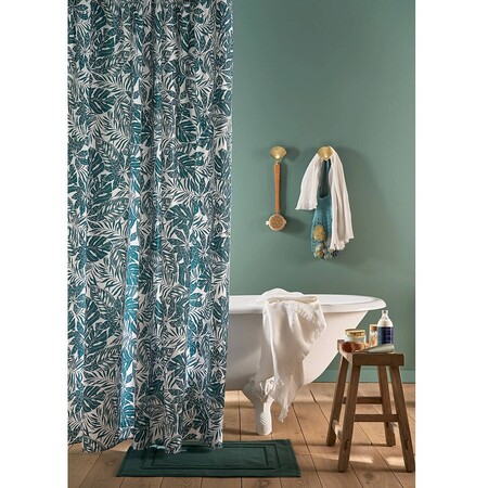 Tropical shower curtain