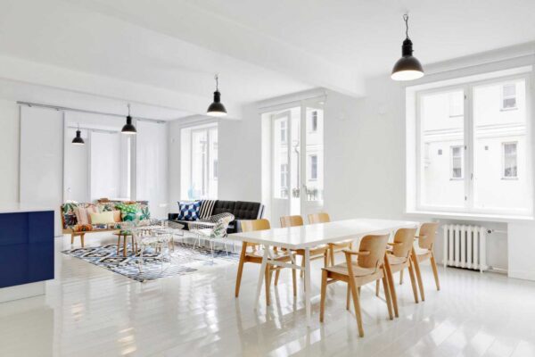 Furnish Scandinavian Style Dining Room, Scandinavian Design Dining Table And Chairs
