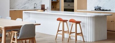 Curves for the kitchen;  the new trend that will make circulation more fluid in the kitchen 