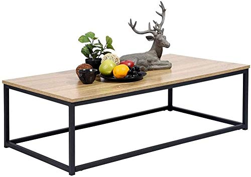 MEUBLE COZY, Table Basse Design Moderne, Wood, Oak, 110 X 60 X 34 Cm