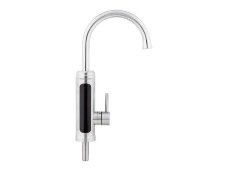 Faucet that heats water without thermos
