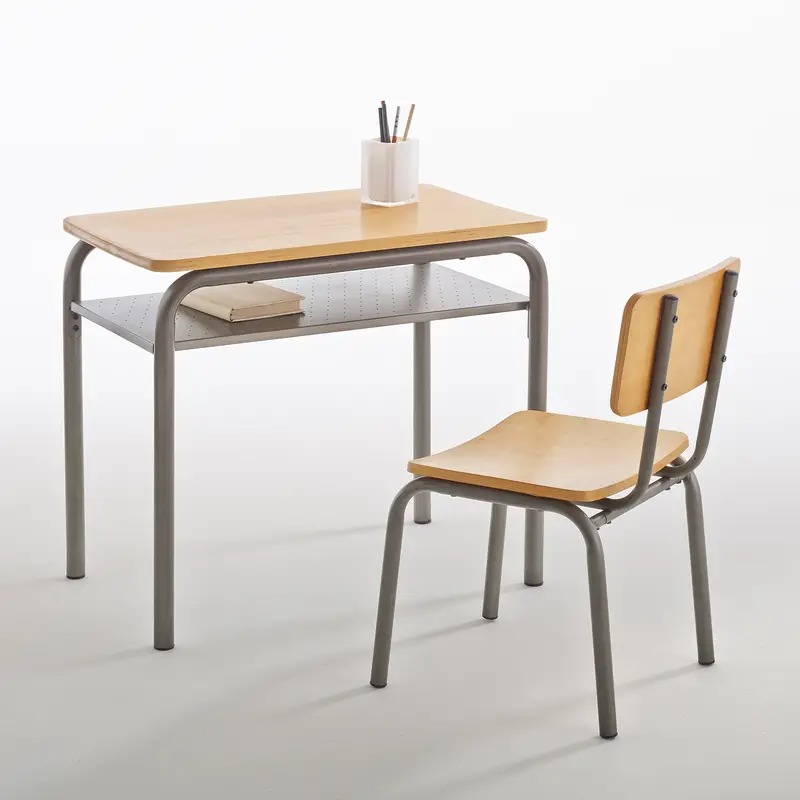 Buton vintage school desk and chair