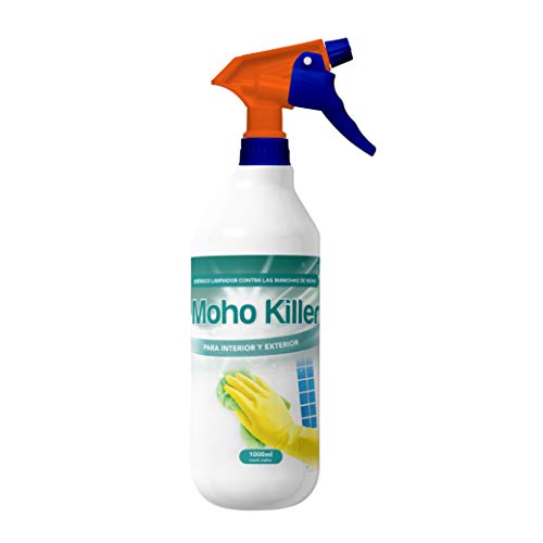 1 Liter Mold Clean Spray for walls, joints, tiles, bathroom, floor, shower and other surfaces with humidity / anti-mold formula removes moisture stains joint cleaner