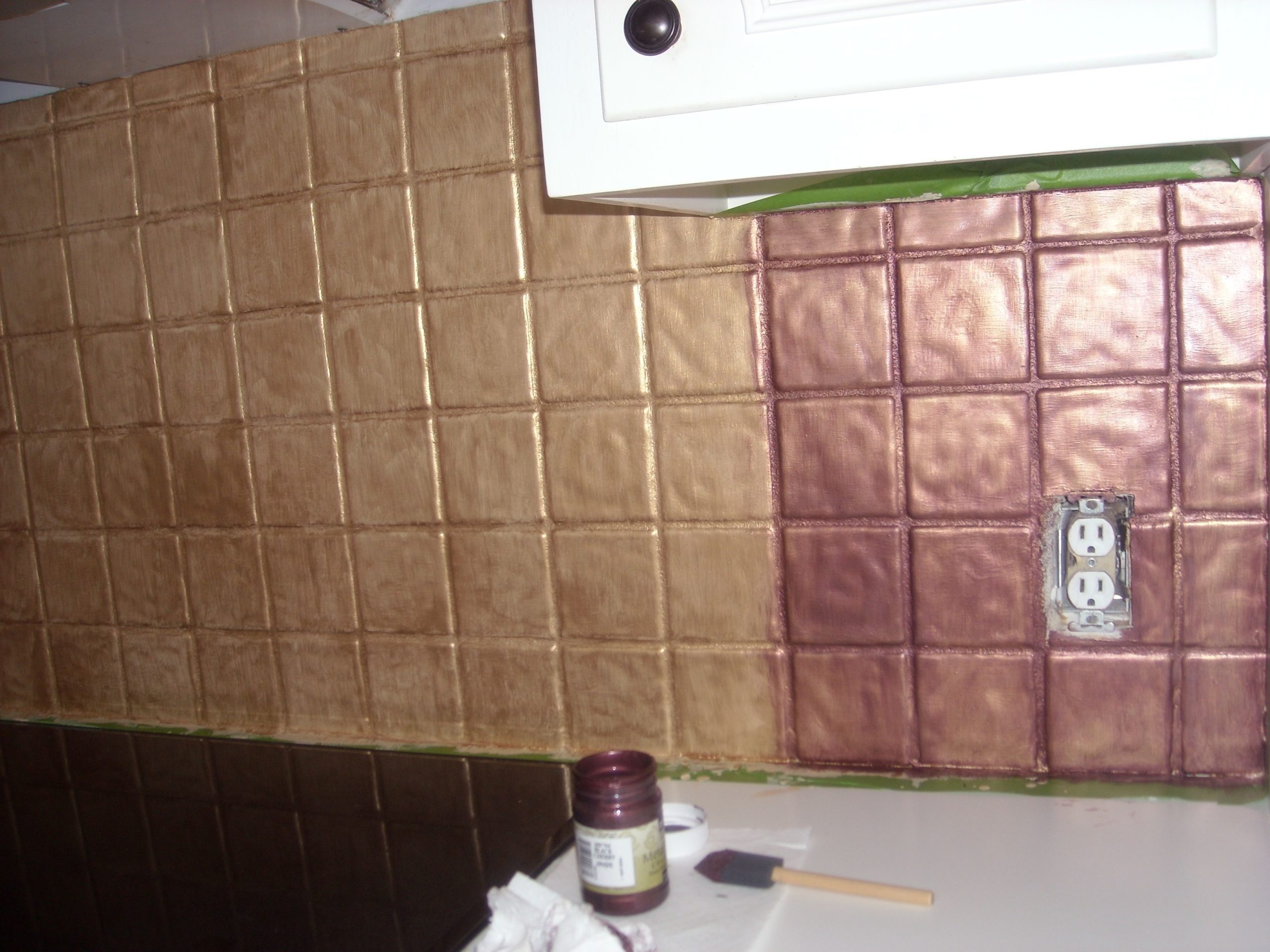 Can I Paint Over Kitchen Wall Tiles, Can You Paint Over Tile