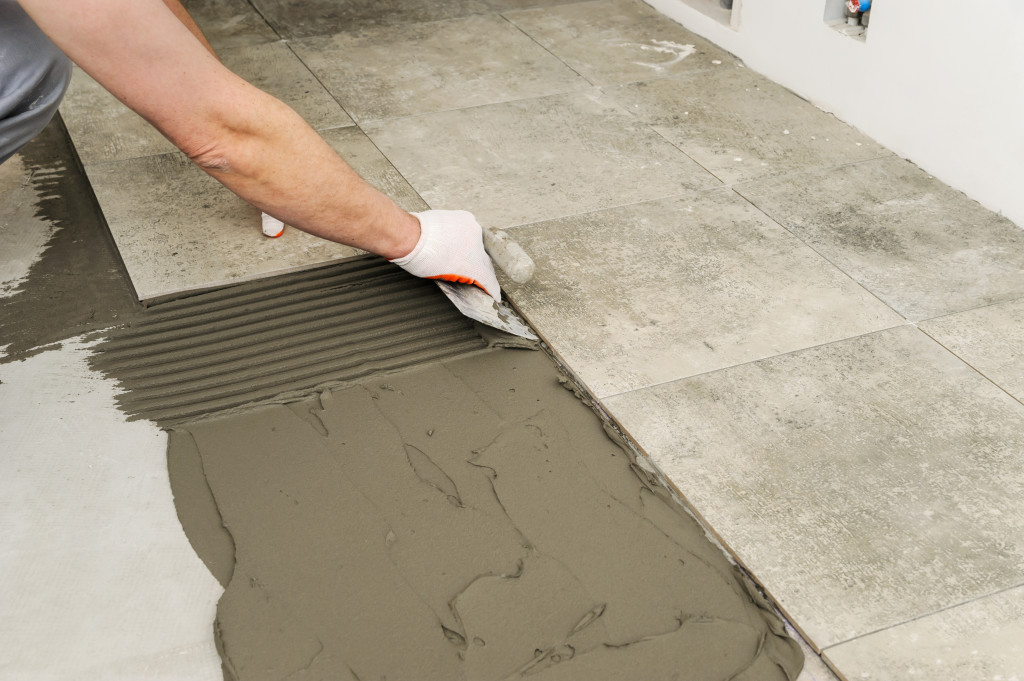 Can You Install Tile Directly On Concrete, Installing Ceramic Tile On Concrete Floor