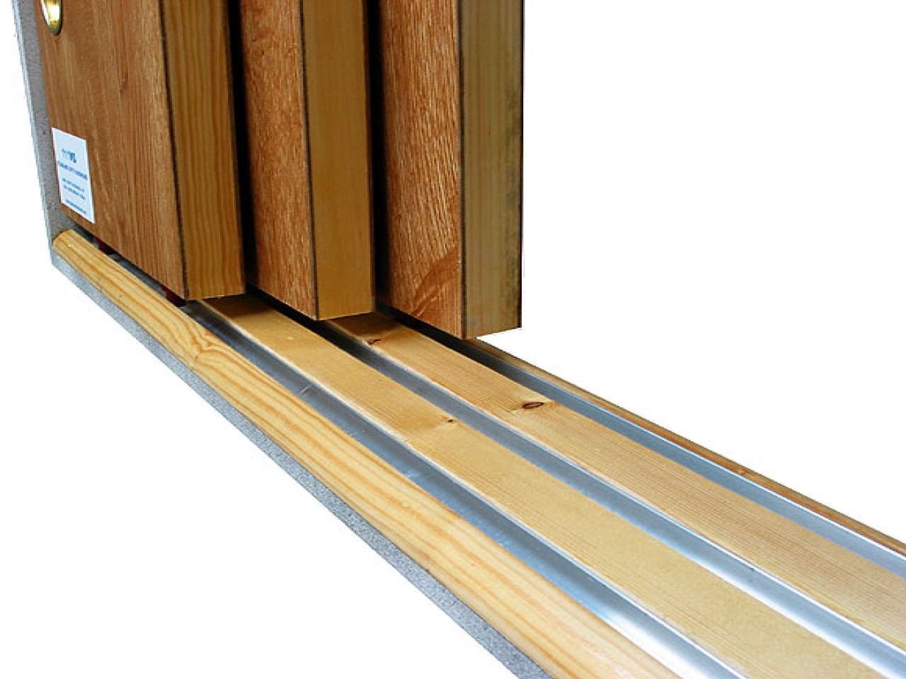 Do you need a bottom track for sliding closet doors?