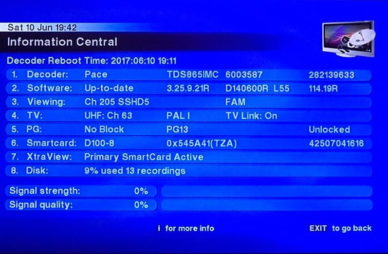 How do I restore missing channels on DStv?