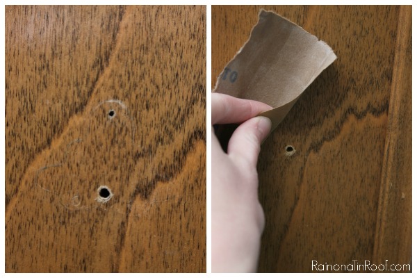 How Do You Cover Up Old Hardware Holes, How To Fill Cabinet Handle Holes