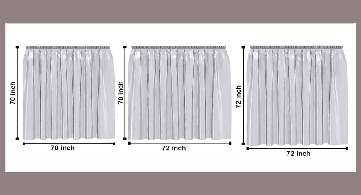 What Are Standard Curtain Sizes, Standard Length Of Curtains Cm