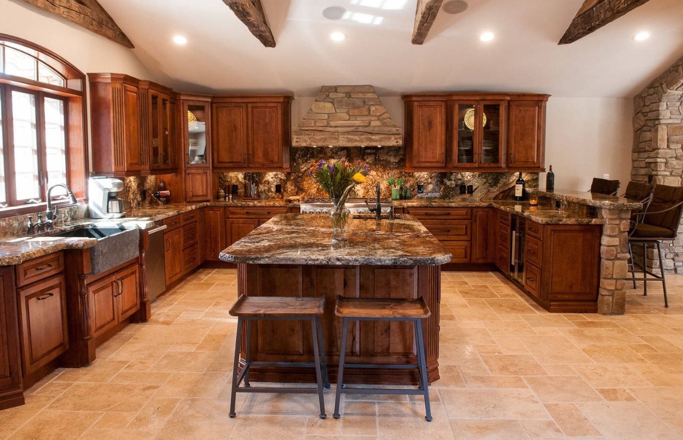 What is the most popular tile for kitchen floor?