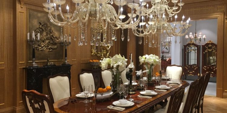 How To Decorate Kitchen Dining Room, Formal Dining Room Chandelier Ideas