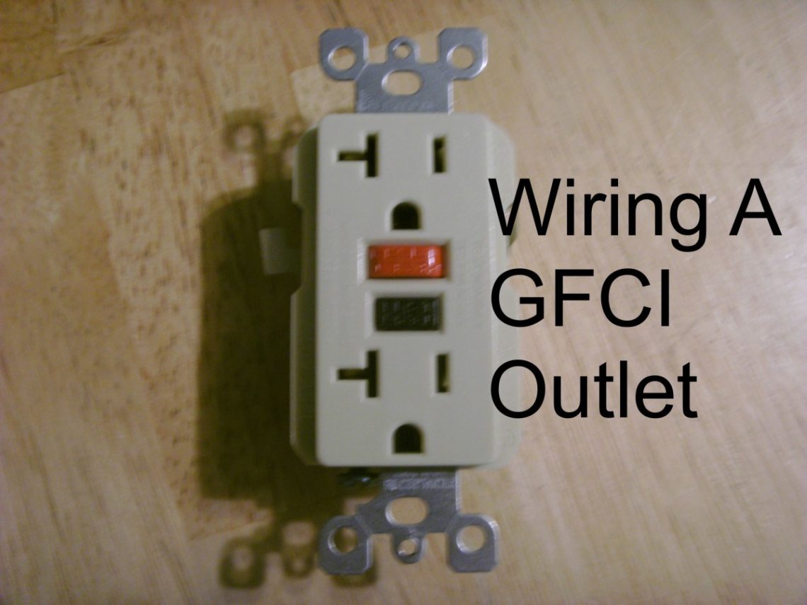 gfi outlet only by the kitchen sink