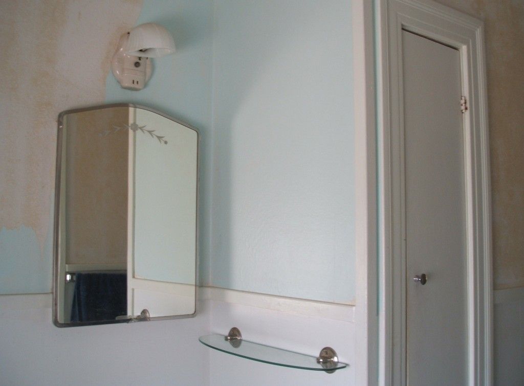 Convert mirror to medicine cabinet