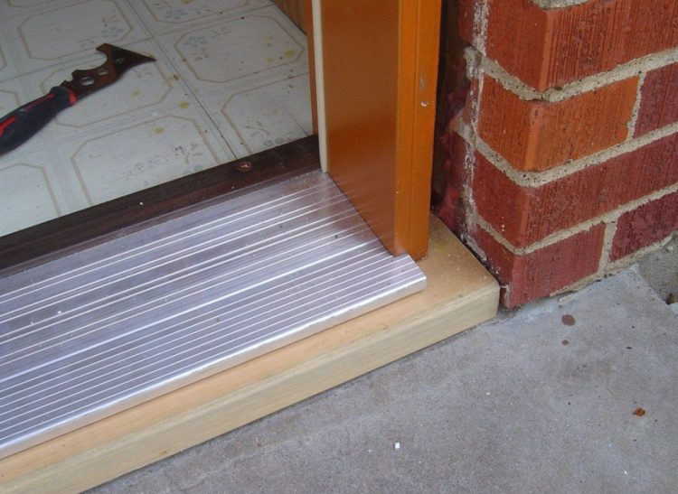 How do you secure a door threshold to concrete? Interior Magazine