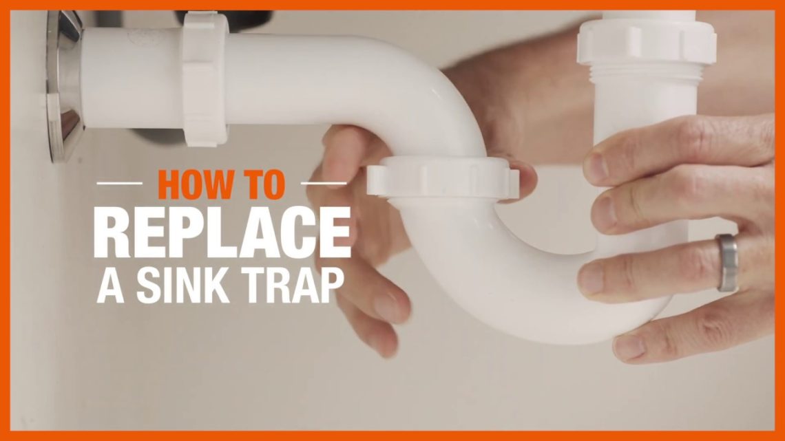 replace bathroom sink trap
