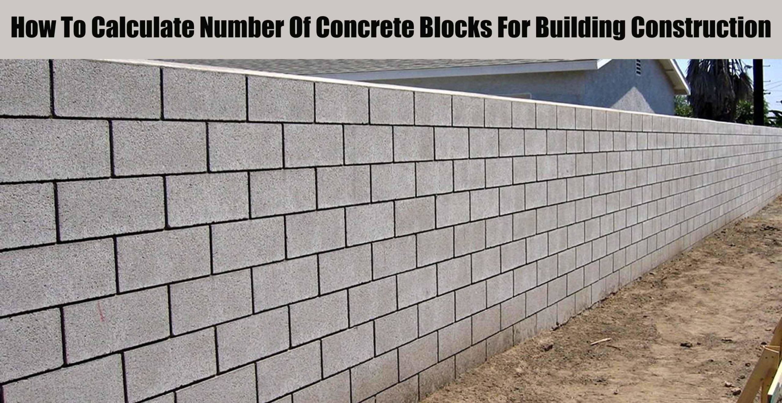 How Many Blocks To Build A House