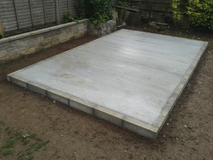 How Many Cubic Metres Does A 20kg Bag Of Concrete Make Interior   How Much Concrete Do I Need For Shed Base 750x563 