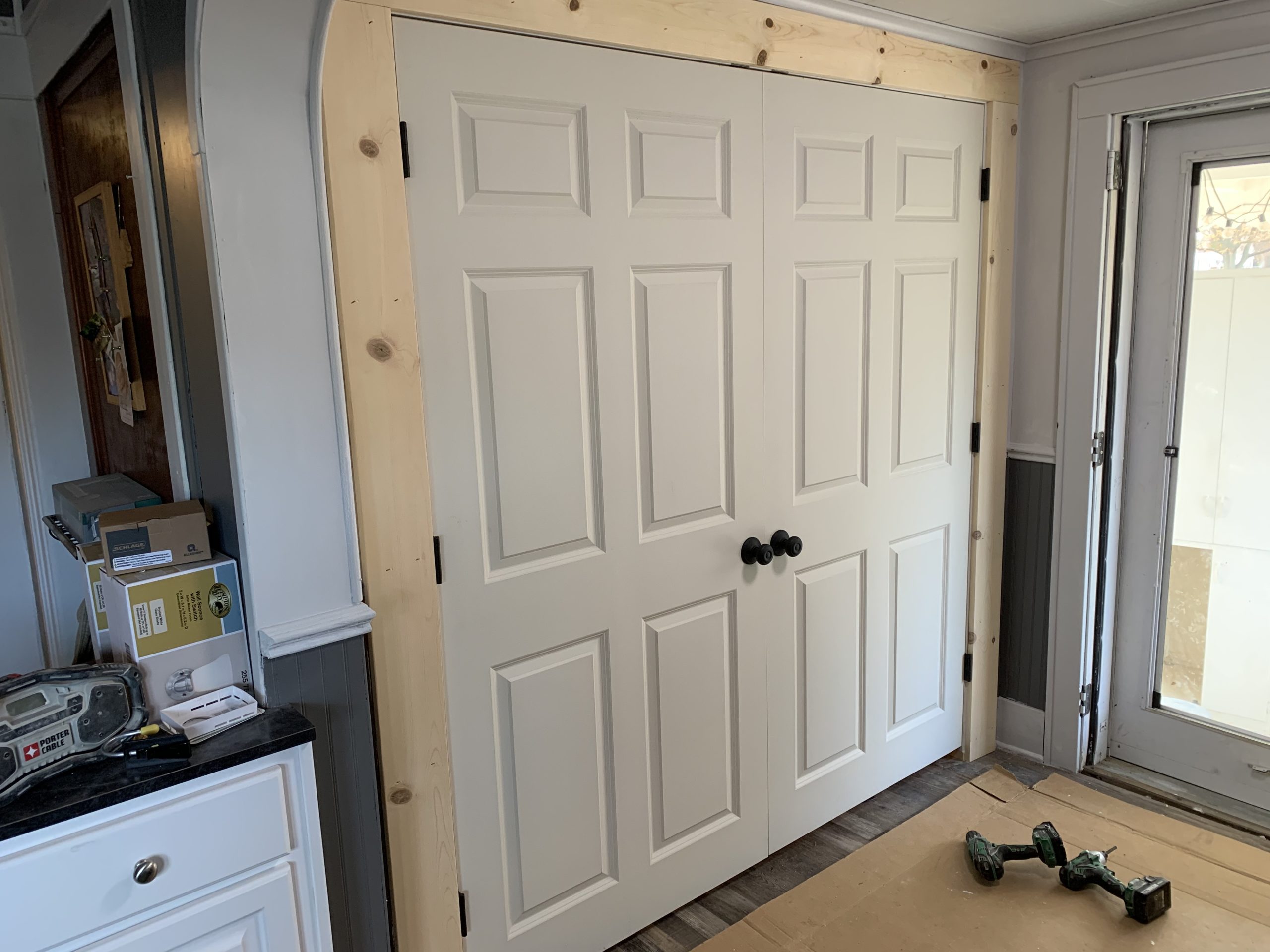 How can I add a closet to an existing room?