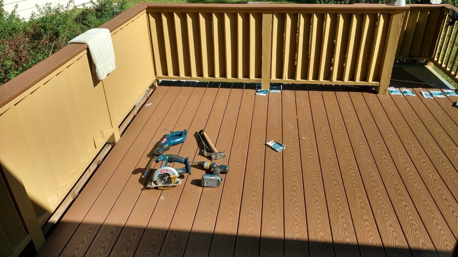 How much does it cost to replace the boards on a deck? Interior