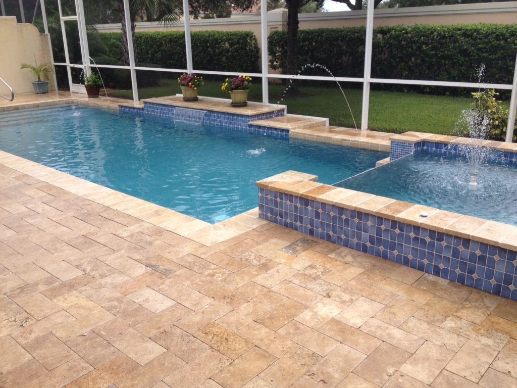 Is Travertine Pool Deck Expensive