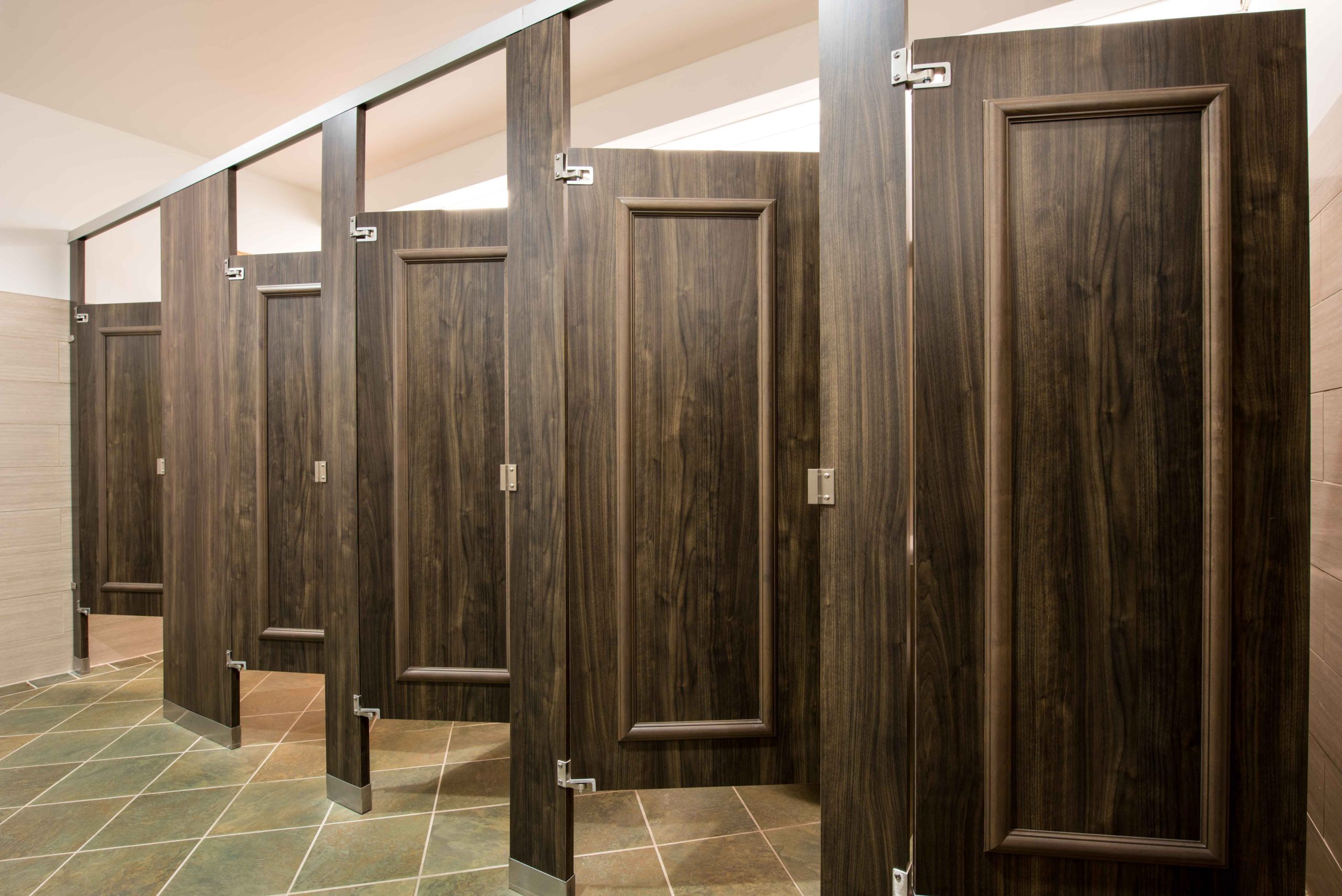 What is the size for a commercial bathroom stall? Interior Magazine